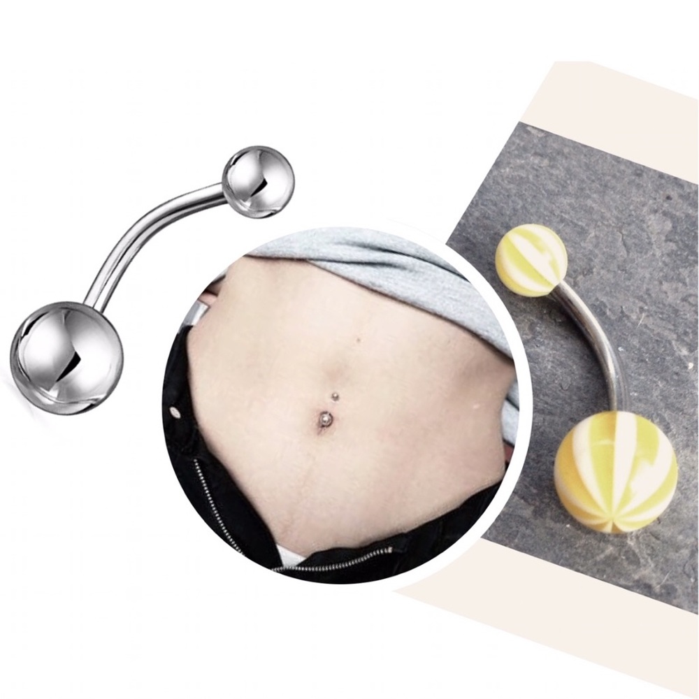 Steel & Yellow Belly Ring